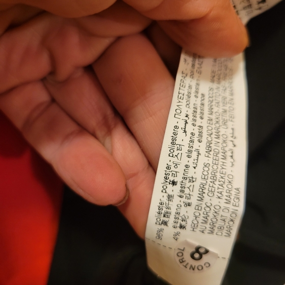 Zara,Spaghetti strap 3 tone straight cut dress - Picture 6 of 6